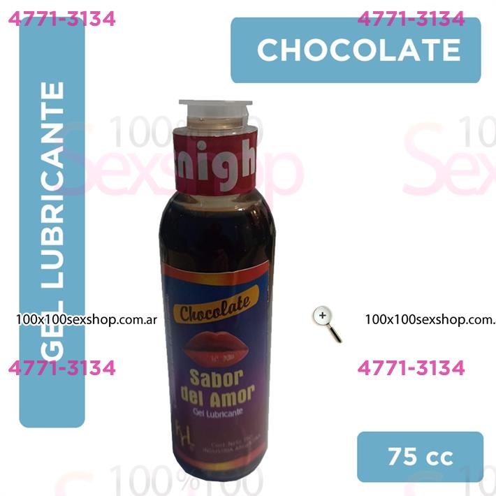 Gel sabor del amor chocolate 75cc
